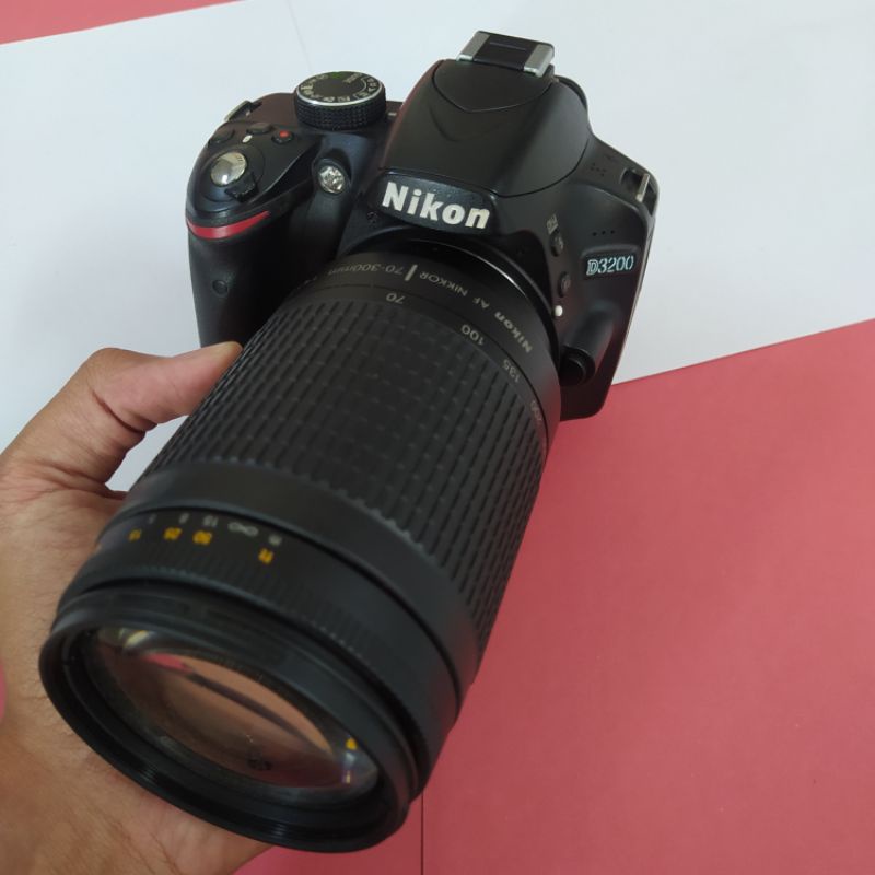Kamera NIKON D3200 Lensa Tele Zoom Kamera DSLR