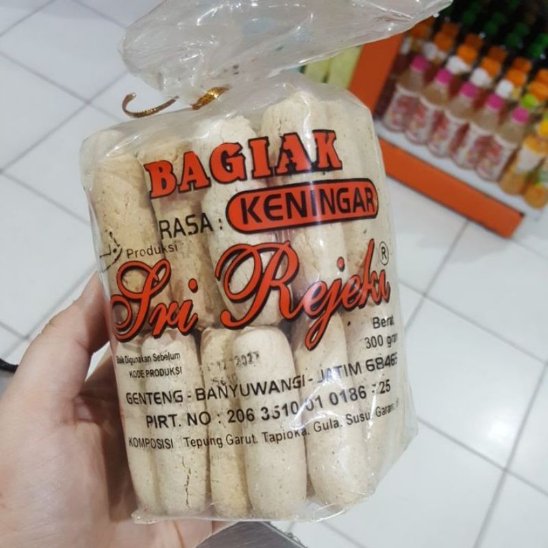 

2Xbtygneal Sakha Snack ) Kue Bagiak Khas Banyuwangi Sri Rejeki Rasa Keningar Jahe Coklat Wijen