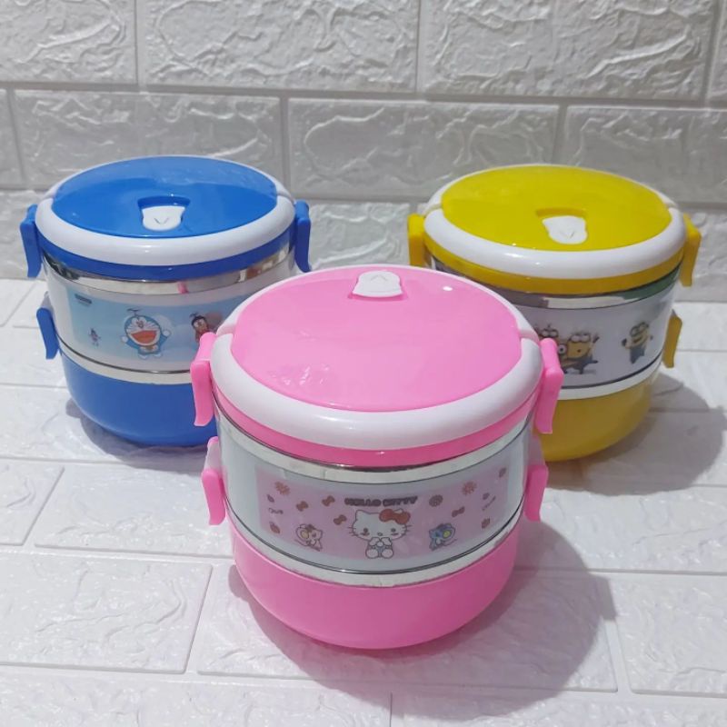 Lunch Box Rantang Karakter 2 Susun