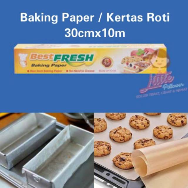 Baking paper Best fresh 30x10 / kertas panggang / kertas baking