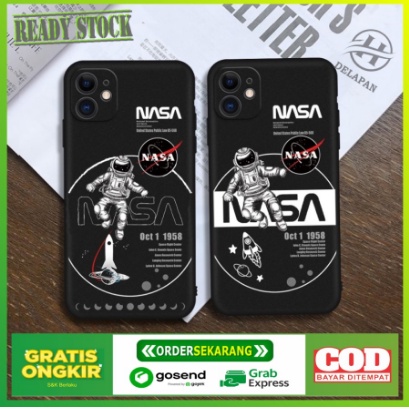 Case Cute Astronot Liquid Samsung A22 4G M32 4G Casing Hybrid Dove With pelindung kamera