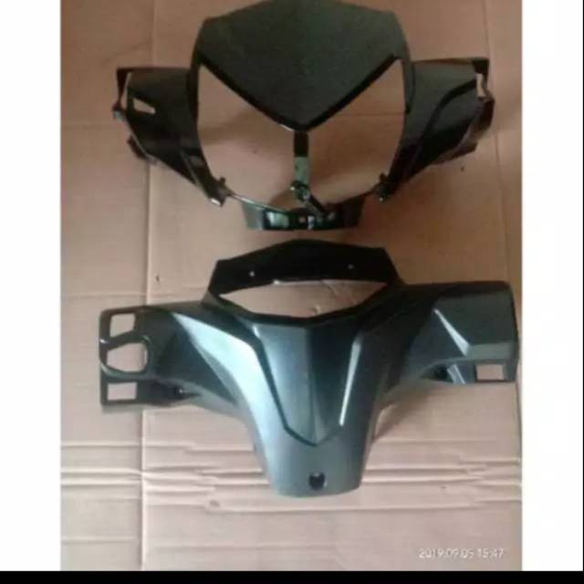 Batok depan set Supra x 125 fi warna hitam