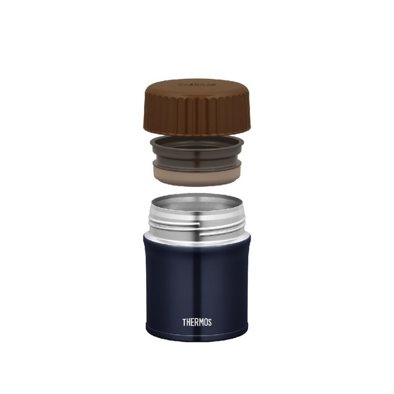 Thermos Food Jar Vacuum Insulation Soup Jar 380ml Navy JBU-380-NVY