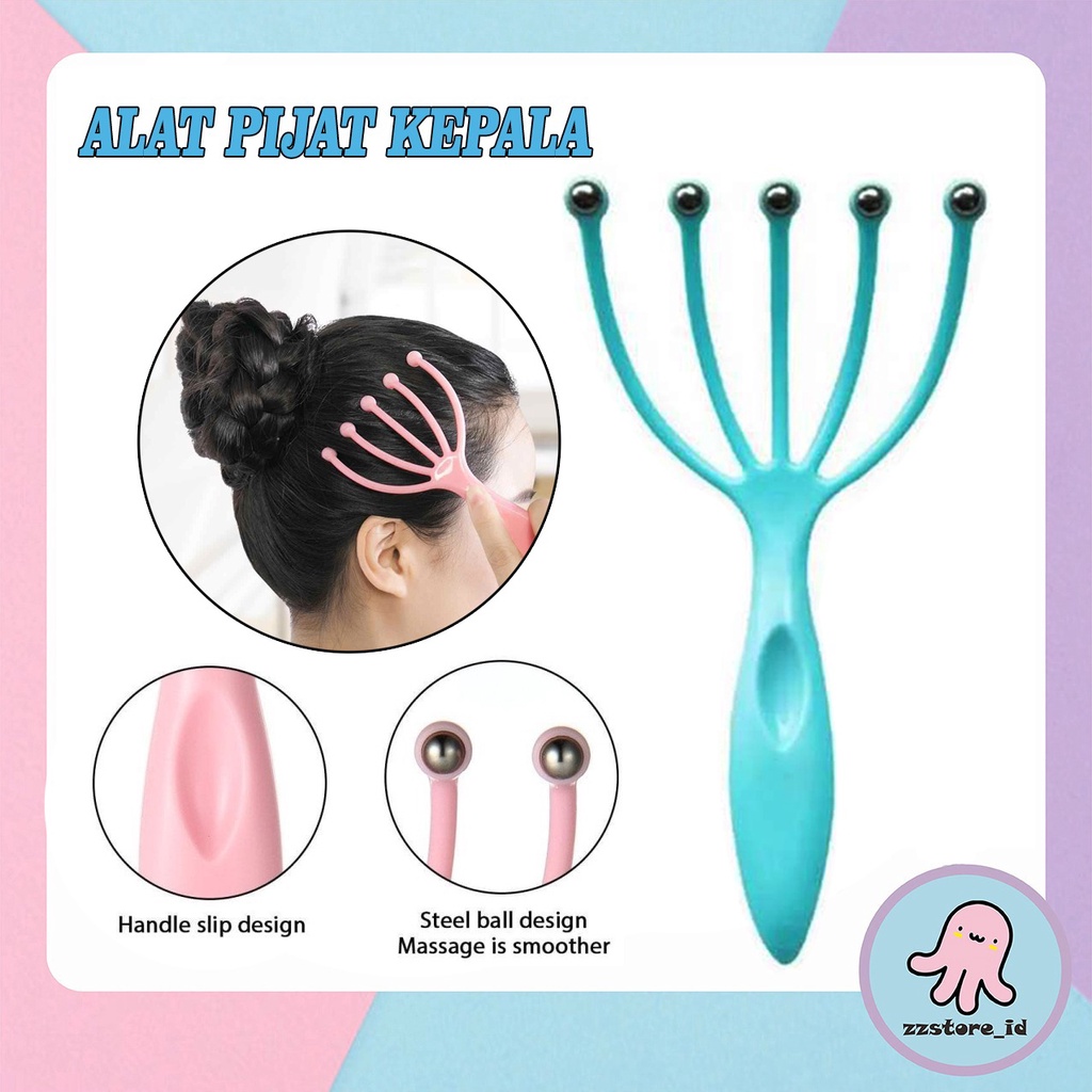 Jual Alat Pijat Kepala Massage Head Spa Refleksi Pemijat Kepala Bahan Roll Dan Plastik Alat 3814