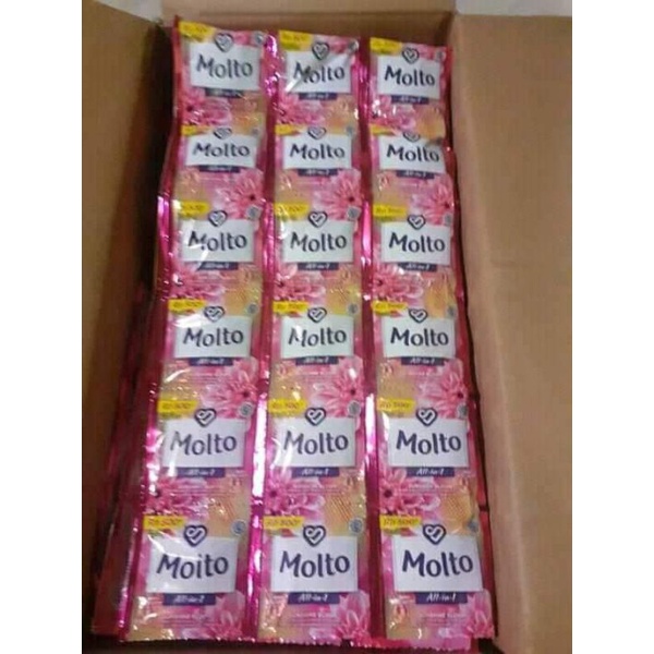 Molto pewangi sachet satu renteng 12pcs