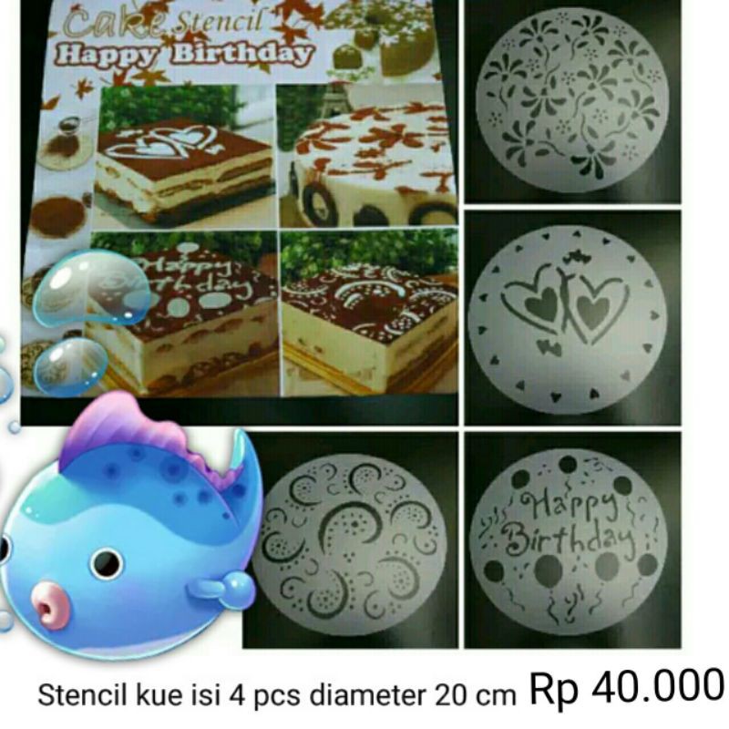 

Stencil Buttercream 4 Motif