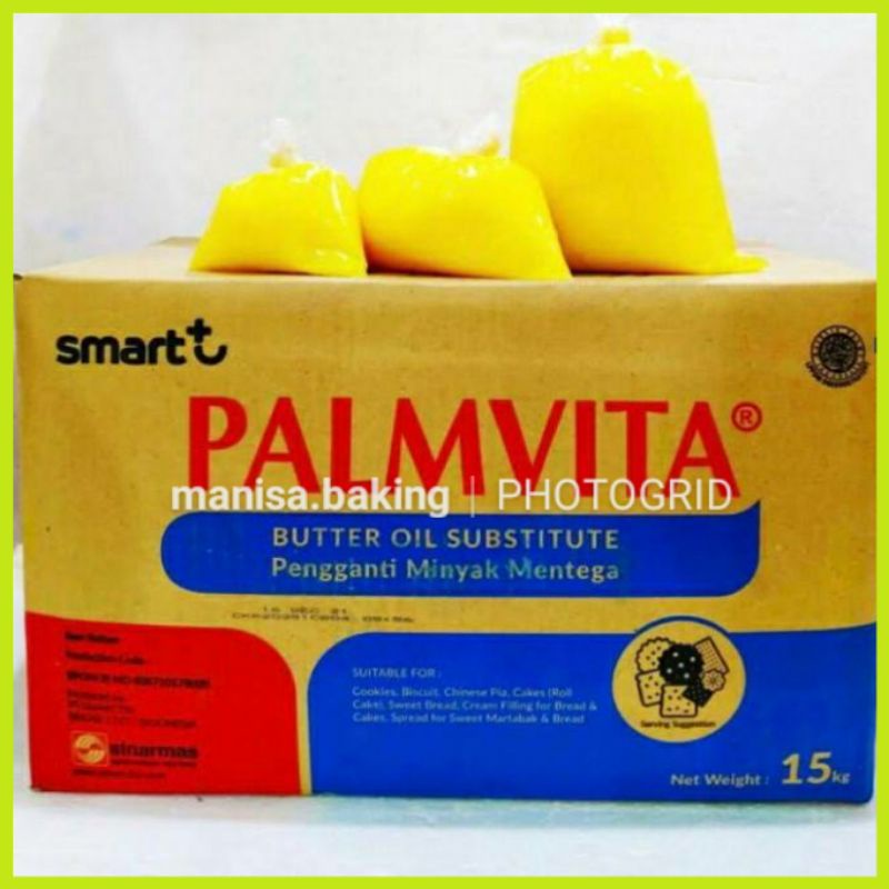 

BOS GOLD PALMVITA 1 KG REPACK BUTTER OIL SUBSTITUTE PENGGANTI MINYAK MENTEGA