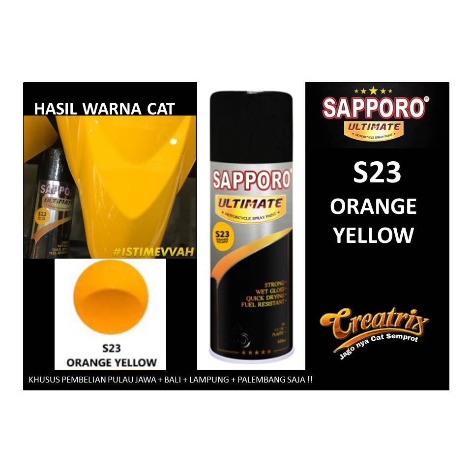 Sapporo Ultimate S23 Orange Yellow / Sapporo Spray / Pilok / Pylox