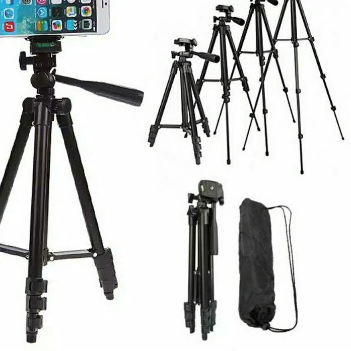 ❅ Tripod Hp 1 Meter 3120 Black / Tripod Kamera 3120 Full Black ➻