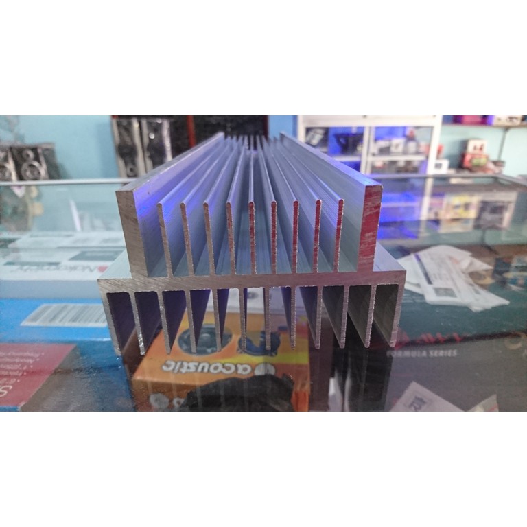 HEATSINK BALOK 40CM SUPER TEBAL 3U, DINGIN builup