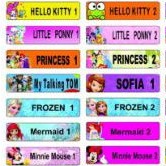 Stiker nama anti air / Label nama lucu custom