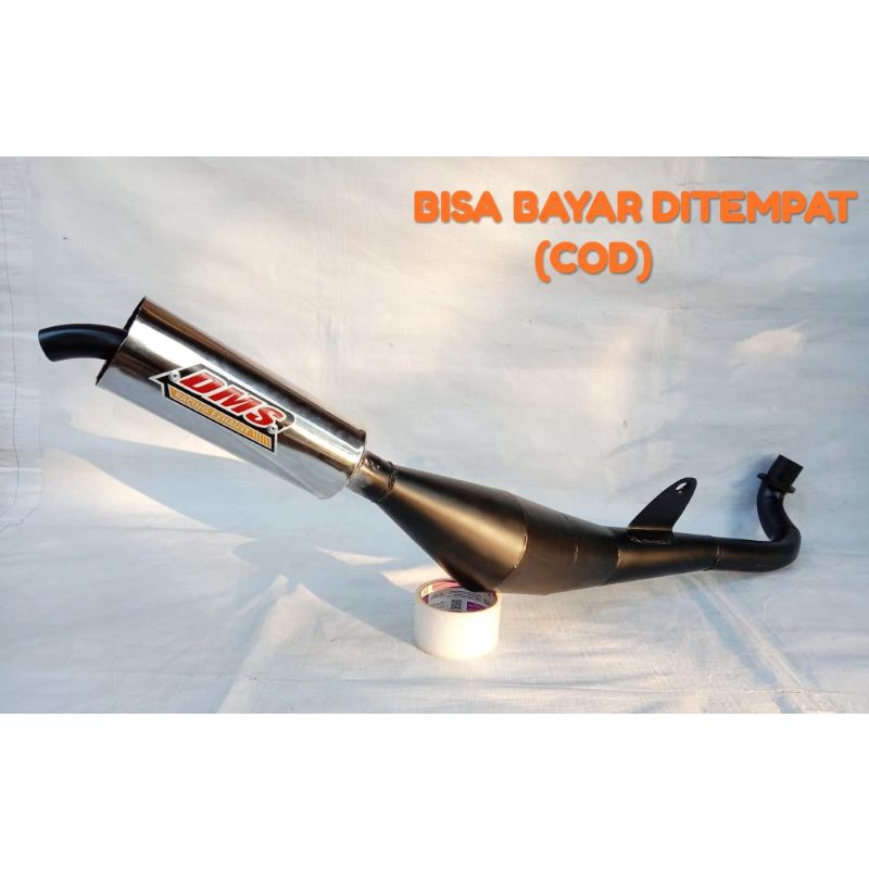 knalpot standar racing Rc 100 bravo