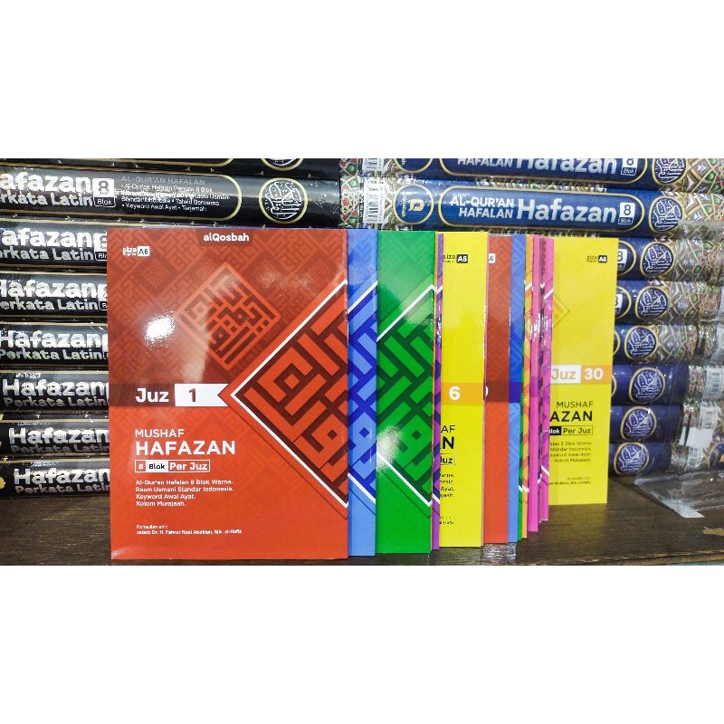 Qur'an Mushaf Hafazan per Juz size A6