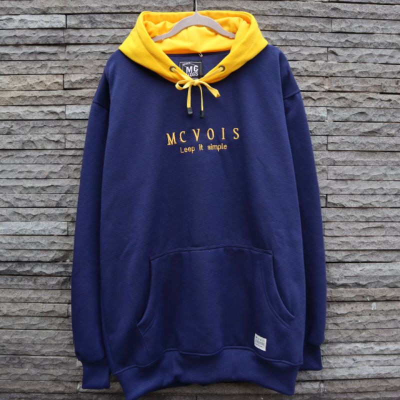 Hoodie Bordir Kombinasi Mcvois  Unisex Premium Distro