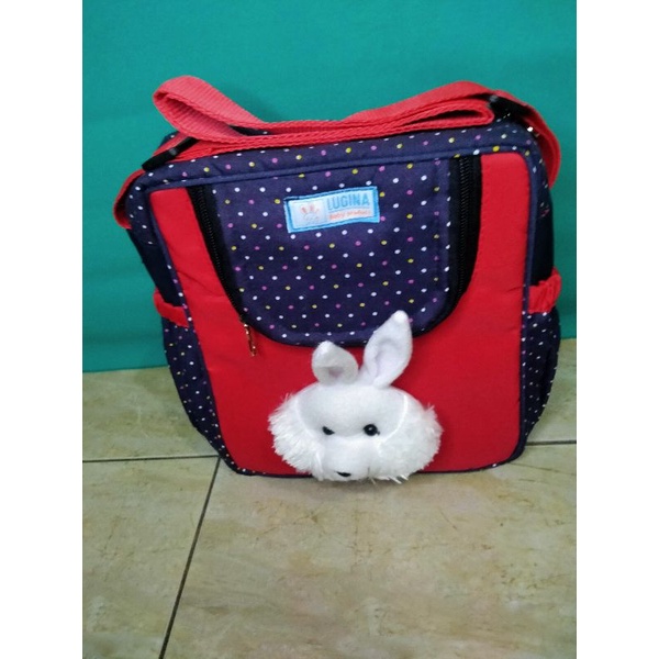 tas bayi perlengkapan bayi boneka kelinci RRN