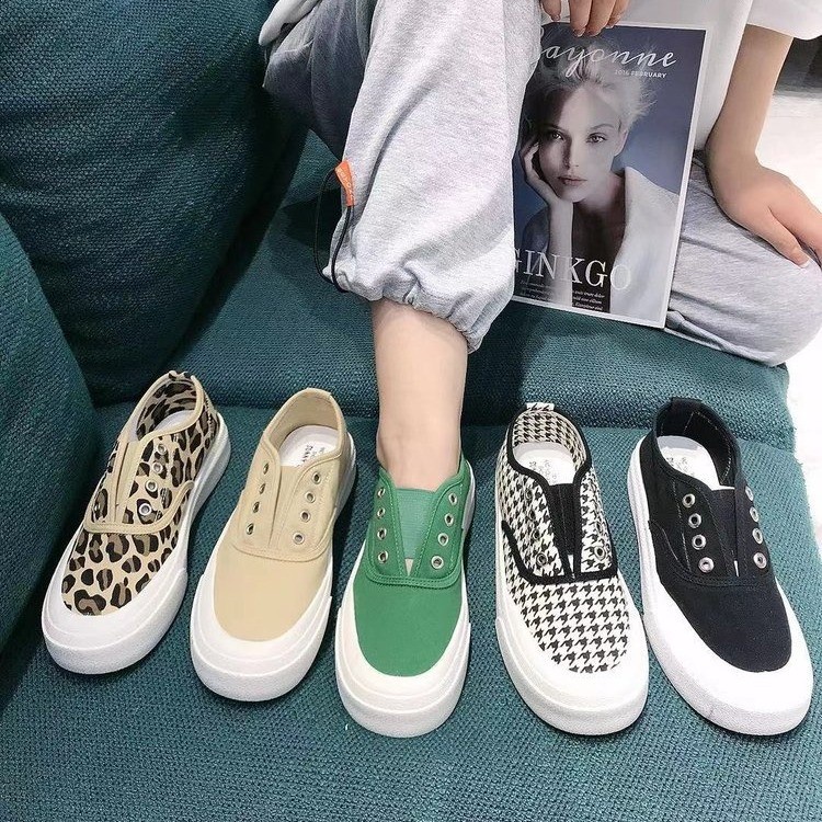 TBIG [COD] Sepatu Casual Import Shoes Hopseon Wanita Sepatu Korea Style Sekolah Kuliah Kerja