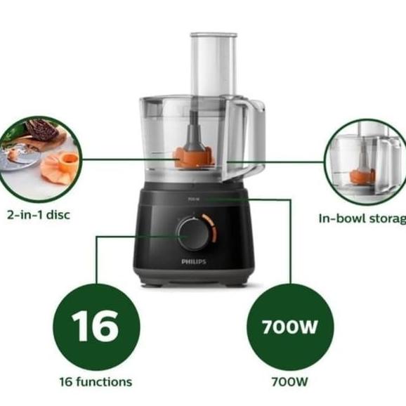 PHILIPS Daily Food Processor HR7310/00 - HR7310 HR 7310 Garansi 2Th