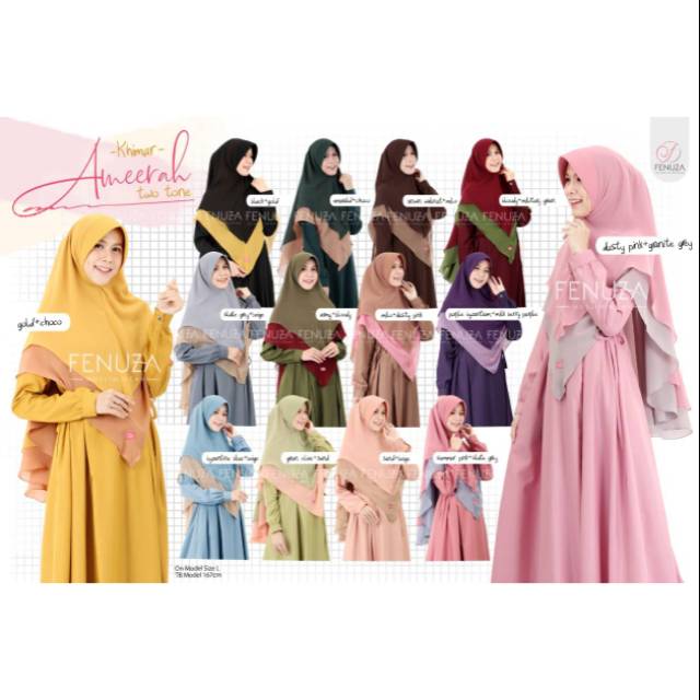 [FENUZA] Khimar Ameerah 2T #KhimarsyariFenuza #AmeerahKhimar