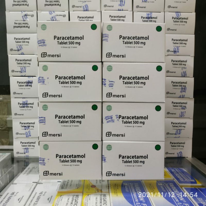 PARACETAMOL MERSI PER BOX