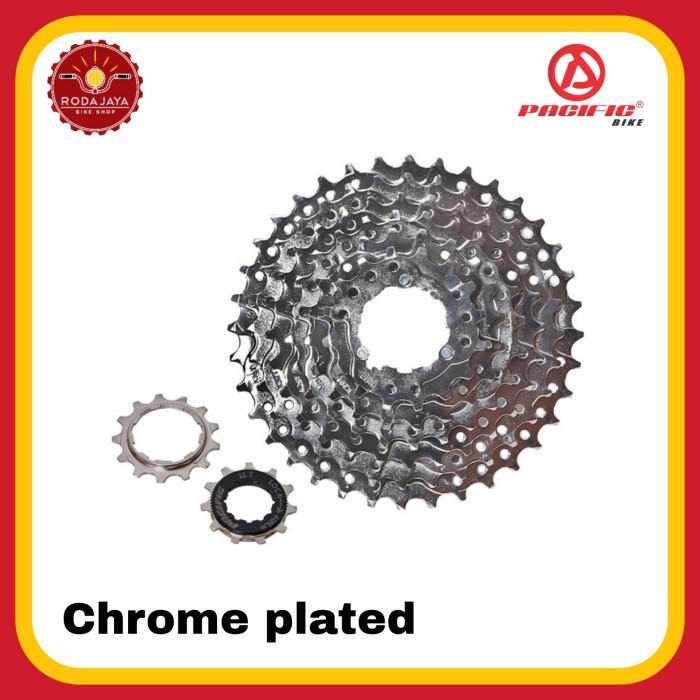 PASIFIC SP-F316 CASSETE SPROCKET 8 SPEED 11-36T - CHROME