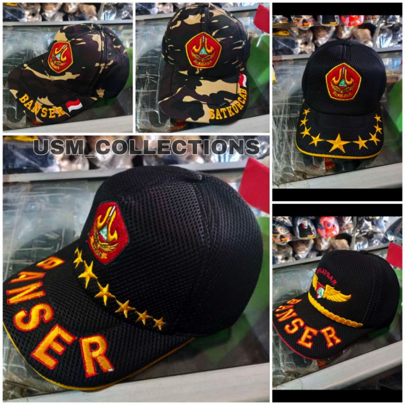 topi BANSER - topi banser loreng - topi banser motif jaring