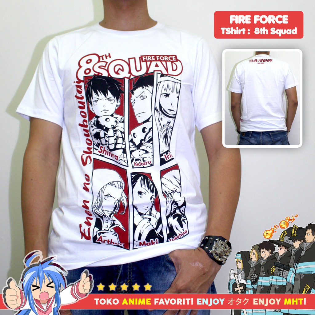 Kaos Anime Fire Force 8th Squad