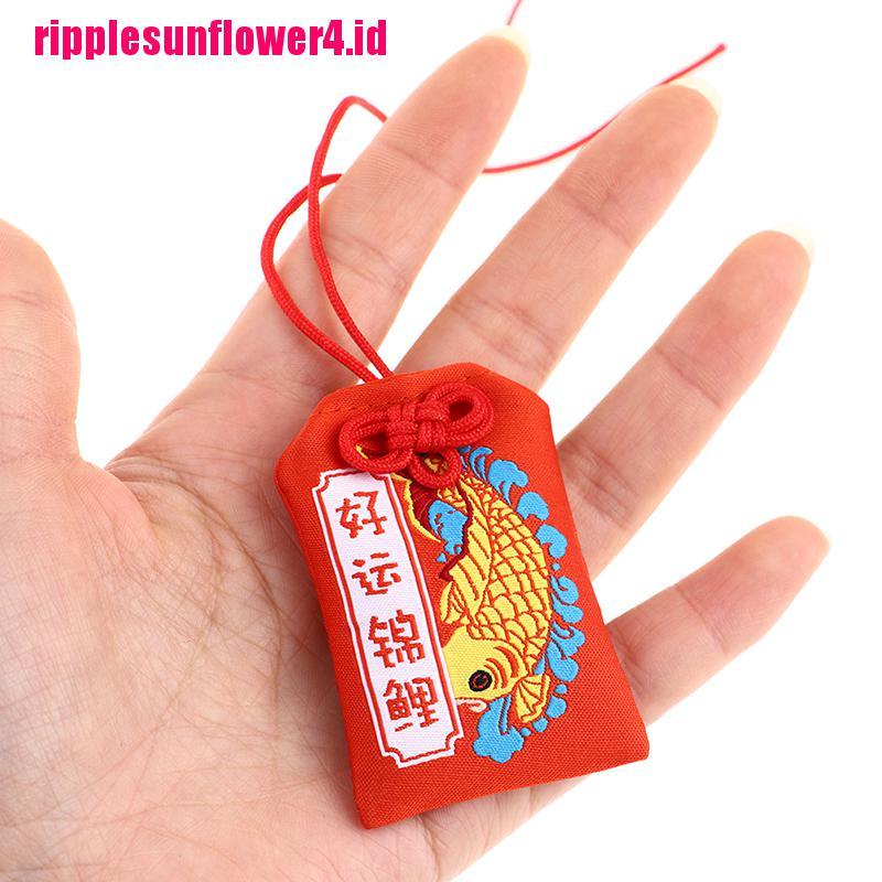 Tas Doa Omamori Pray Fortune Gaya Jepang Dengan Liontin Talisman