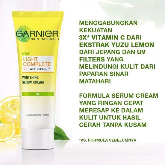 ☘️Yuri Kosmetik☘️ Garnier Light Complete Bright Complete / Foam / Scrub / Sachet / Serum / 100% Original BPOM