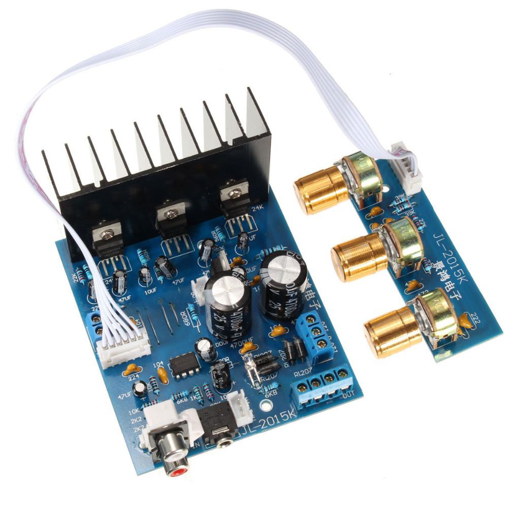 KUALITAS Stereo Subwoofer Audio Amplifier Board TDA2030A 2 1 TDA2030 AJ19