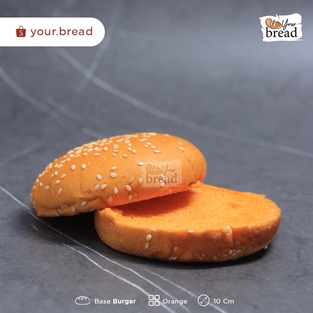 

Roti Burger Jingga 10cm | Base Burger 10cm Orange