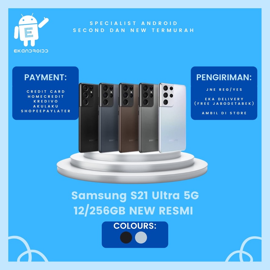 Samsung S21 Ultra 5G 12/256GB NEW RESMI