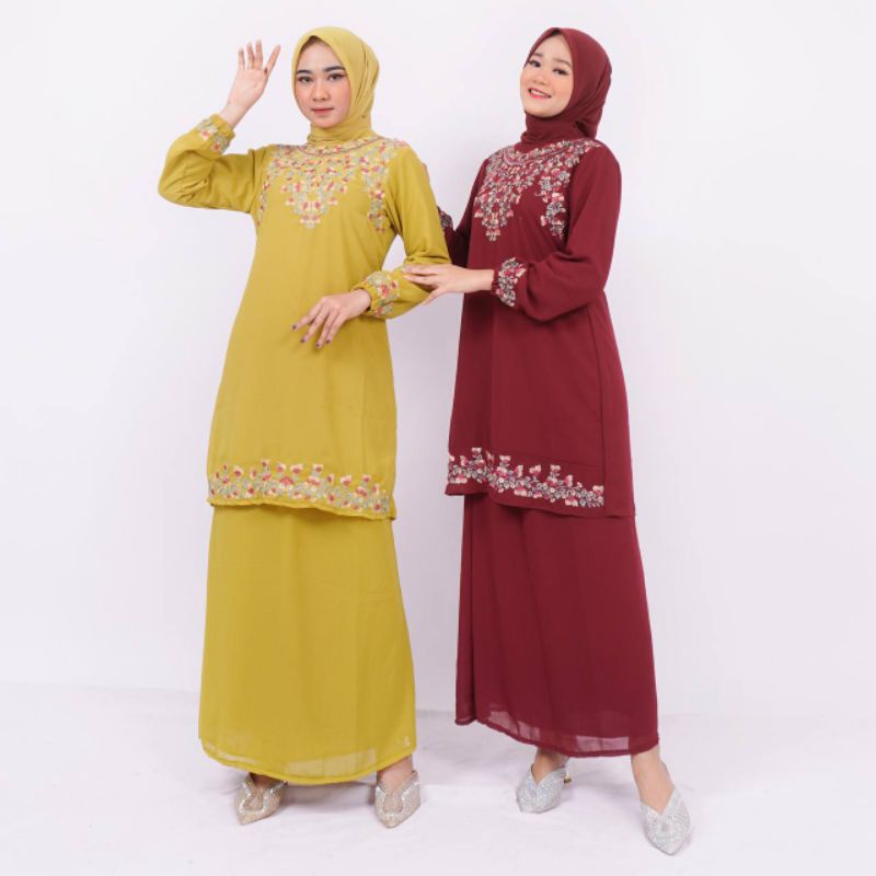 [BISA COD] SetRok Malay Bordir Premium By Famys