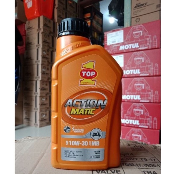 OLI TOP 1 ACTION MATIC 10W-30 0.8L,100%ORIGINAL UNTUK SEMUA MATIC