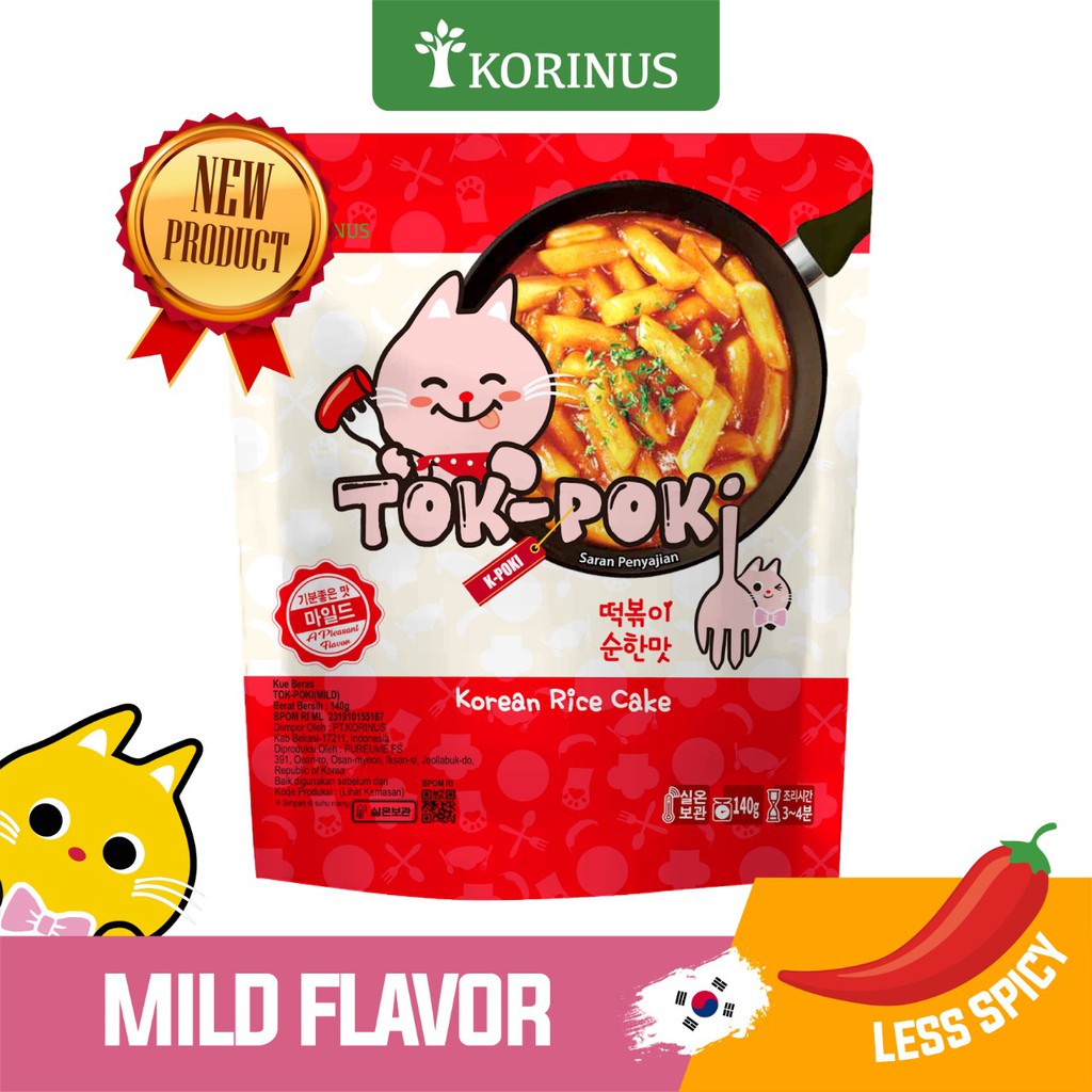 [SALE] K - Bunsik Tokpoki / Tteokbokki / Toppoki / Tok-Poki Instan Halal MUI Teokpoki Korea Korinus