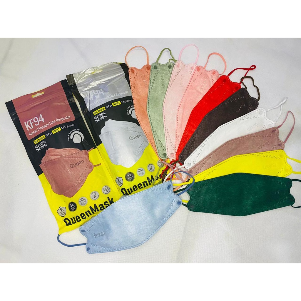 Masker Dewasa KF94 5PLY QUEENMASK / QUEEN MASK Embos Premium Korea Mask