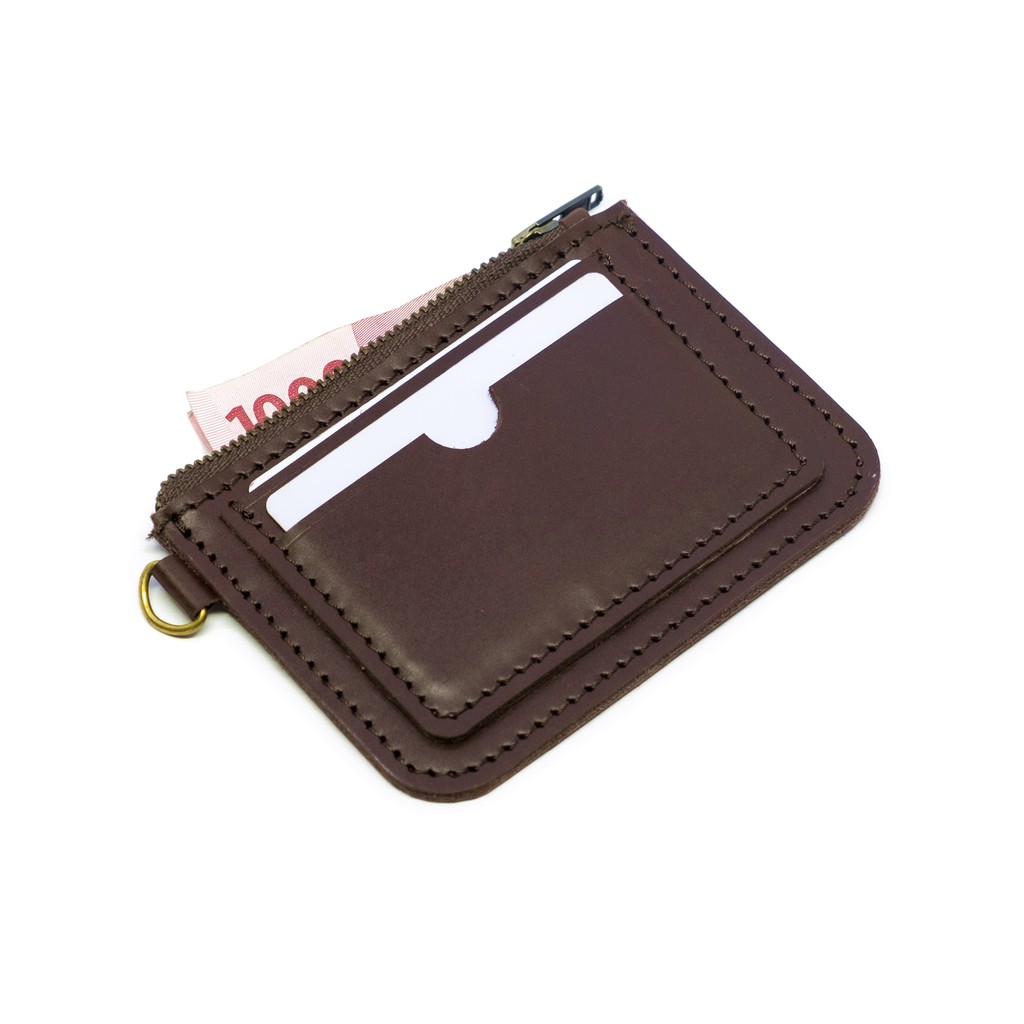 dompet kartu kulit asli card wallet slim stnk uang koin PHWL1045