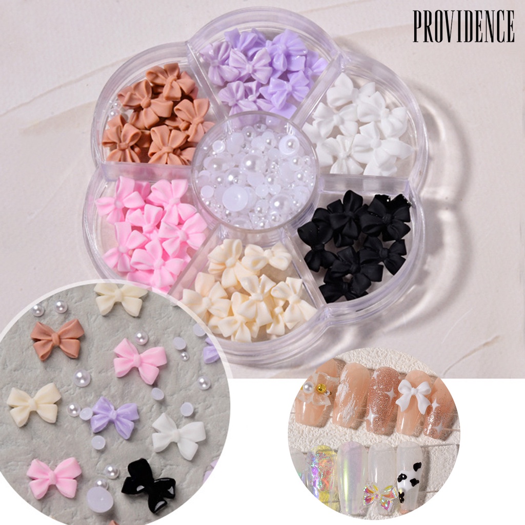 Providence 1 Box Nail Decals Cute 3D Effect Resin Nails Aurora Rhinestone Tools DIY Supplies