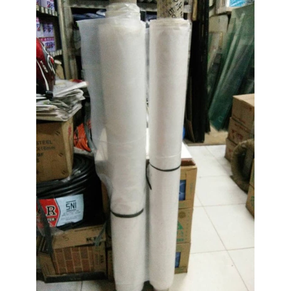 PLASTIK COR BENING PE TEBAL 0,8 MM LEBAR 1 METER (2 LAPIS)