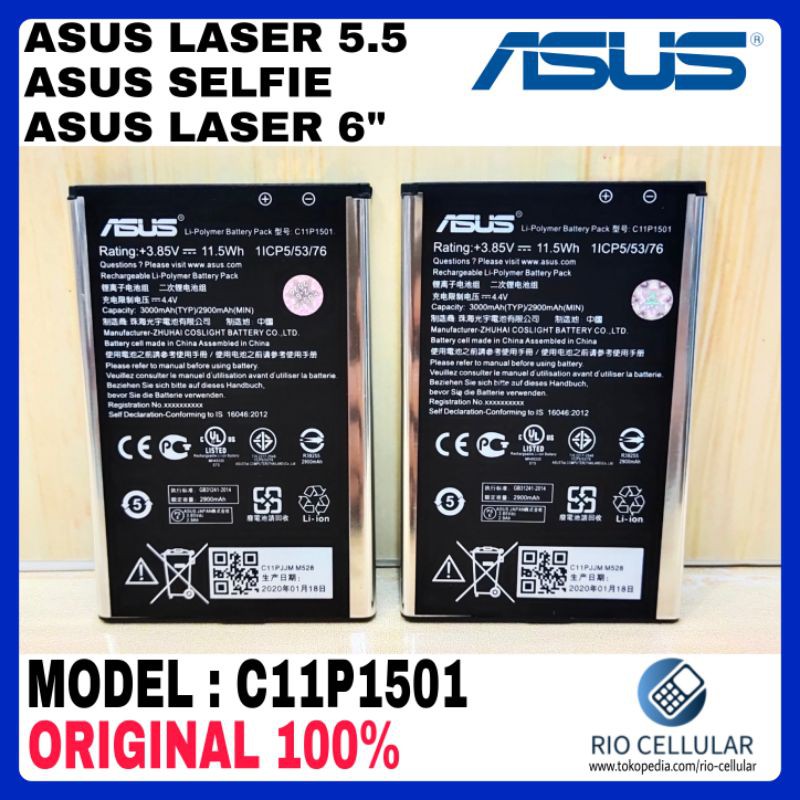 Baterai ASUS Selfie Baterai ASUS Laser 5.5 Inchi Zd551KL C11P501 Original