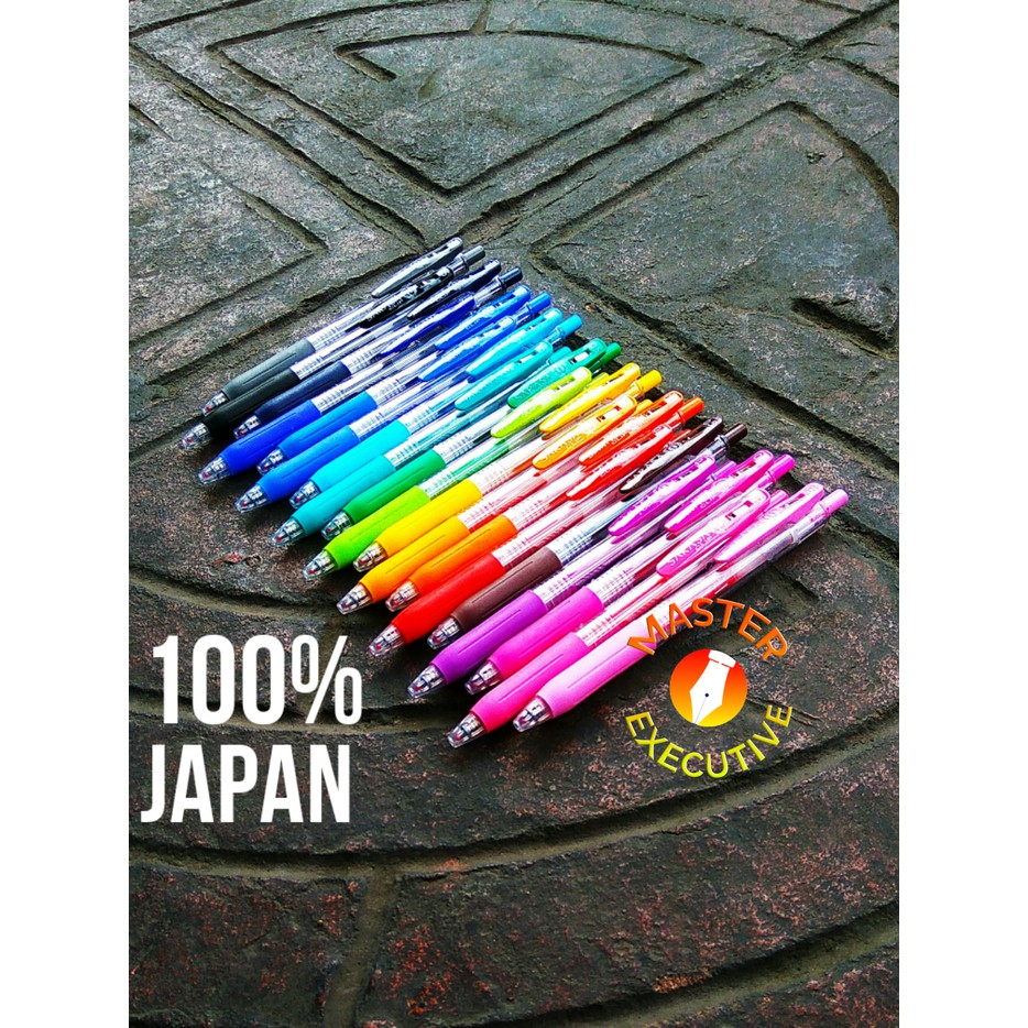 Zebra Sarasa Clip JAPAN 0.5 Gel Ink Rollerball / Pulpen Jel Mix Color - Ballpen Bolpoin Bolpen