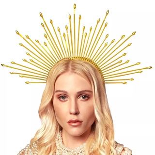 [ JEE-WA ] PART 100 - Bando Halo Angel Malaikat Aesthetics Gold Emas | Crown Malaikat Angel Cosplay 