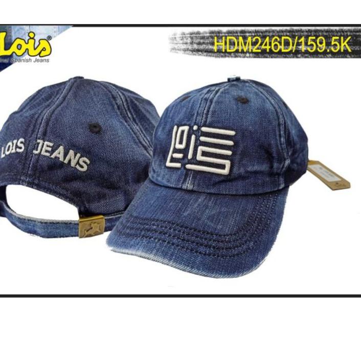 TOPI DENIM LOIS ORIGINAL HDM246D TOPI PRIA DISTRO ORI ,,