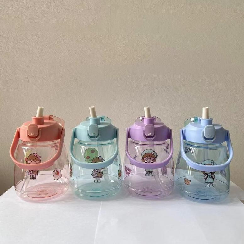 BOTOL MINUM 1.3 LITER/1 LITER MOTIVASI ANAK SEKOLAH KOREA VIRAL/BOTOL