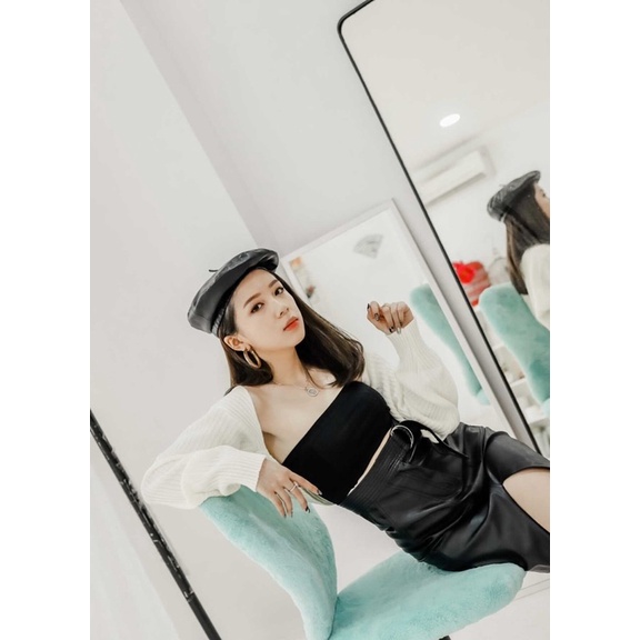Lizzy - LIAM OVERSIZE CROP BOLERO CARDIGAN PREMIUM