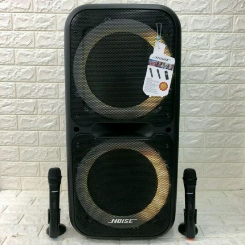 Speaker Portable Wireless Noise 899 S Original 2 X 12 inch Bluetooth