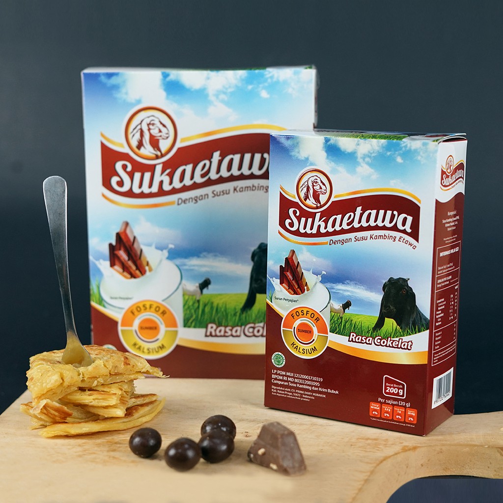 

Sukaetawa Susu Kambing Rasa Coklat 500 gr
