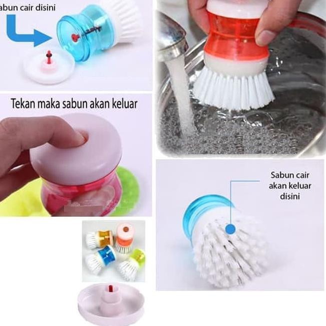 Sikat Panci Cuci Piring Spons Wajan Pembersih Brush