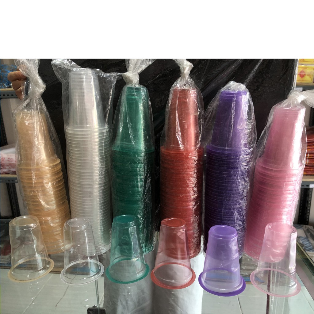 Gelas Air Minum/Es Plastik Sekali Pakai Aqua 180 ml 240 ml Motif Bola