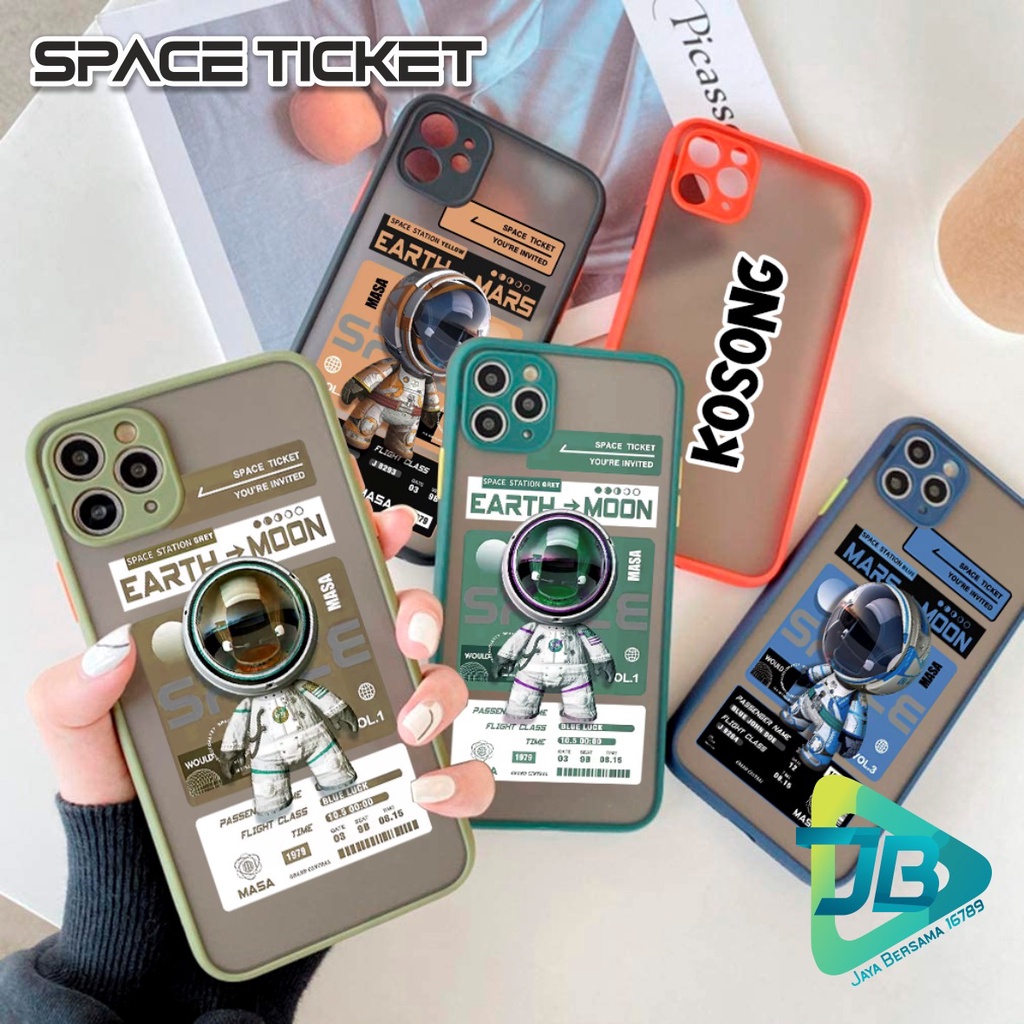 SOFTCASE DOVE SPACE TICKET OPPO VIVO SAMSUNG XIAOMI REALME IPHONE ALL TYPE JB5574