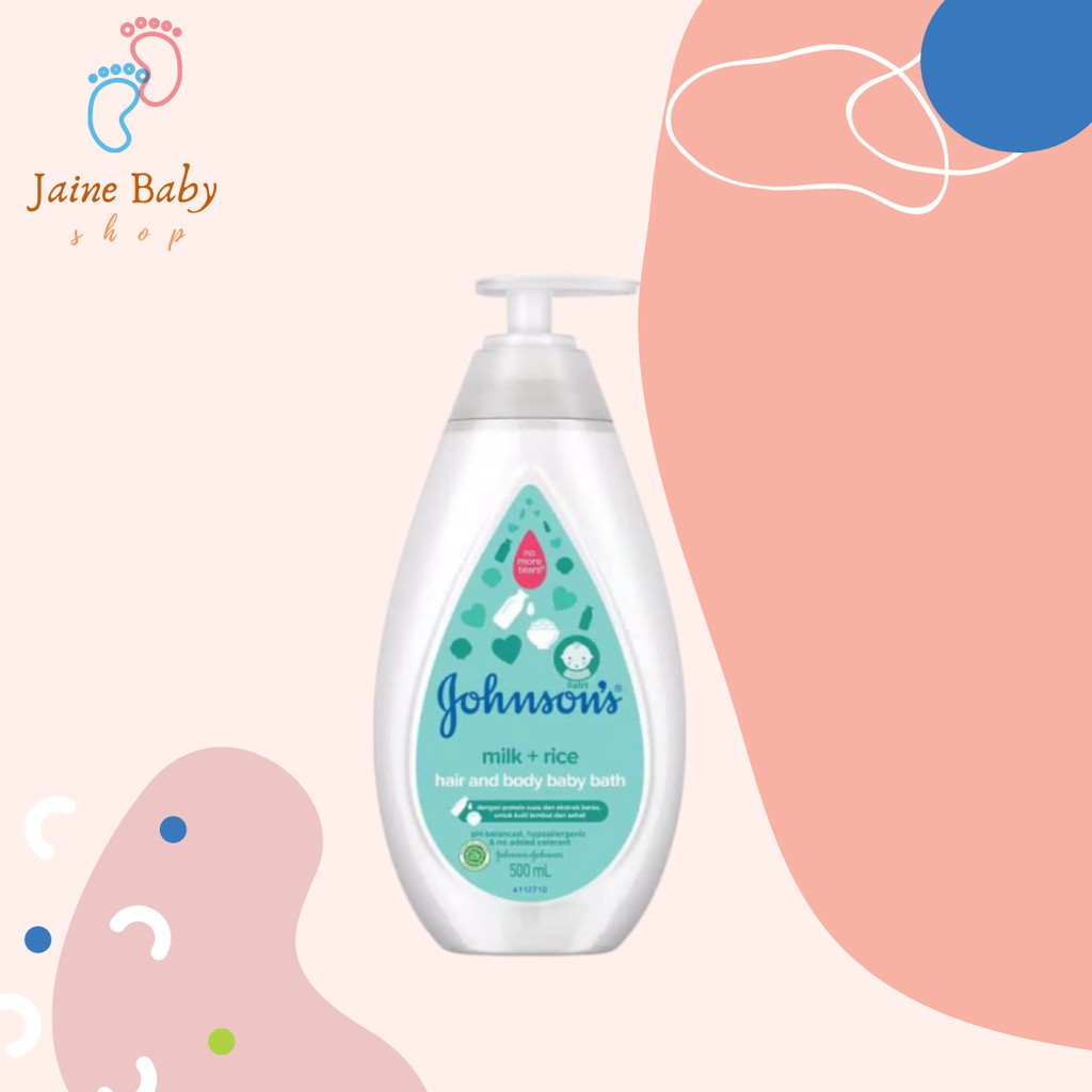 Johnson & Johnson Baby Bath Milk + Rice 500ml